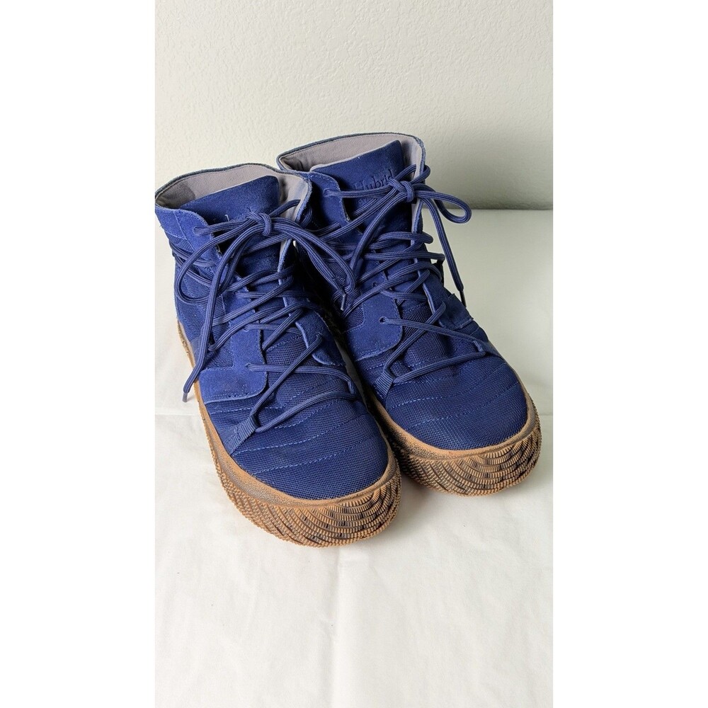Hybrid Green Label Men's Revolution High Top Navy Sneakers Size 10 Style HGL3003